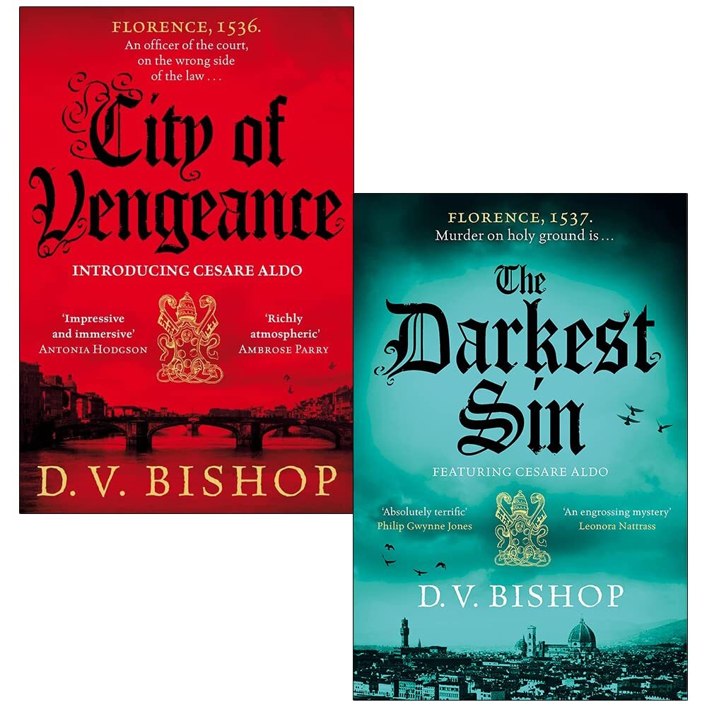 Cesare Aldo Series (1- 2) Collection 2 Books Set By D. V. Bishop NEW - Image 3