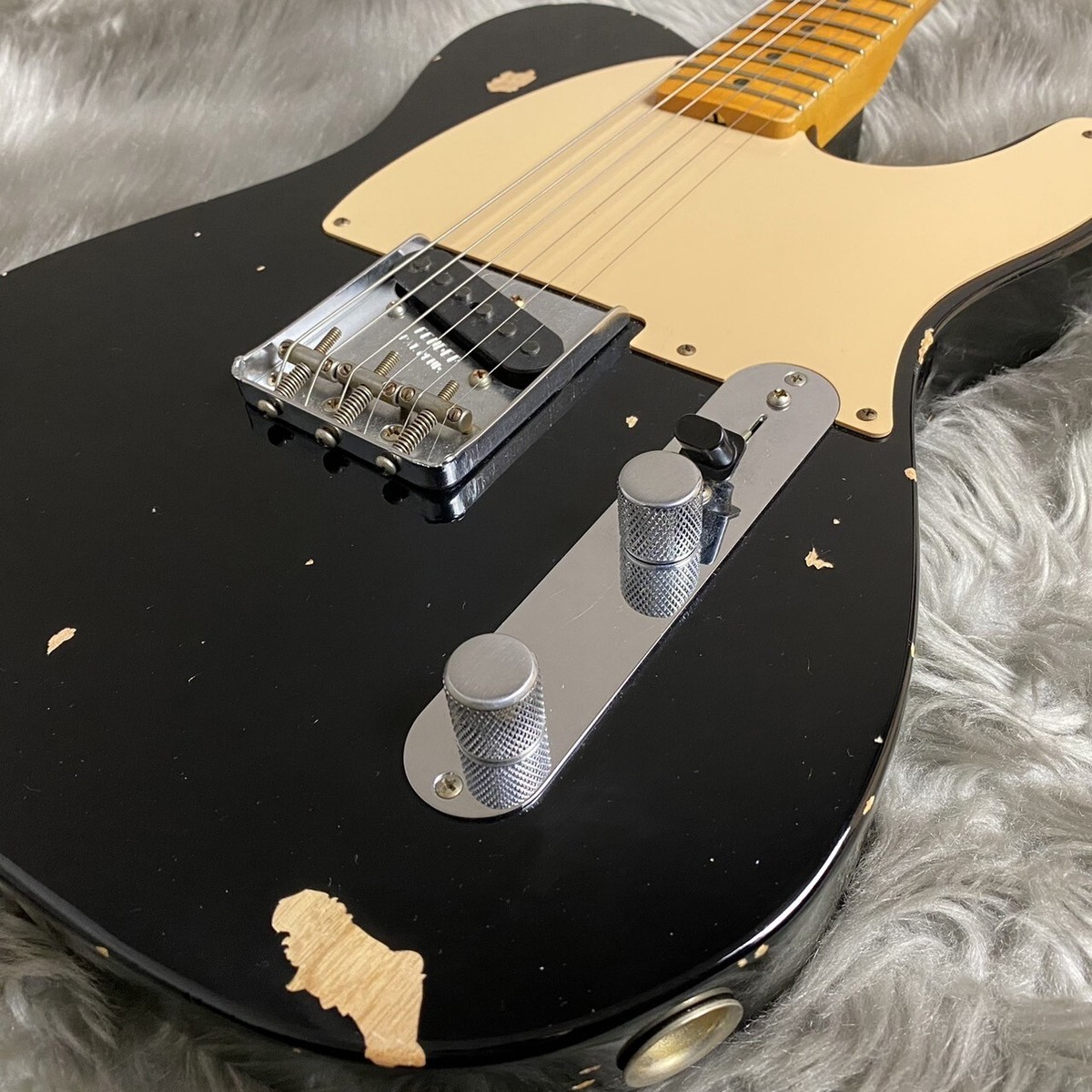Fender Custom Shop Limited 55 Esquire Relic Black Electric Fender Custom Shop Limited 55 Esquire Relic Black Electric