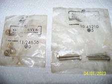 Genuine Mercury Quicksilver 10-45210 Bolts (X4) & 11-24656 Lock Nuts (X4)