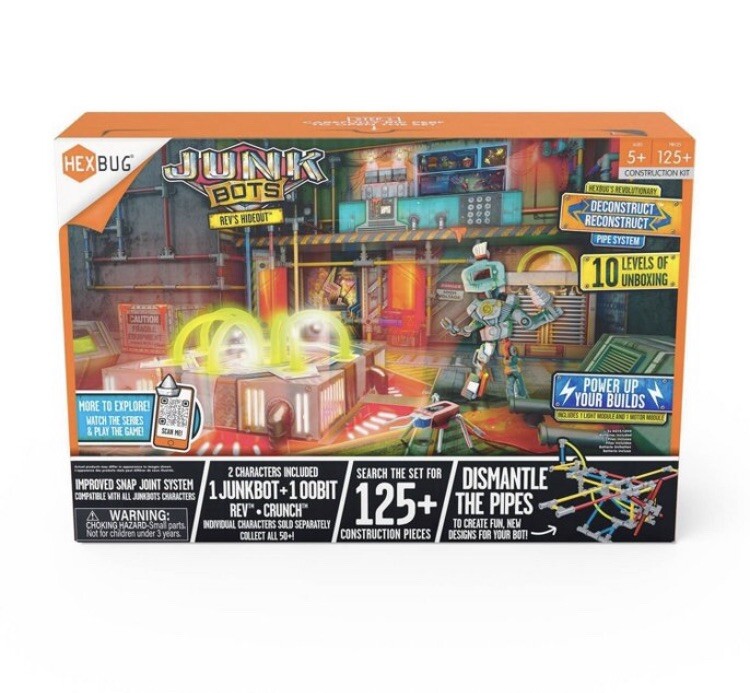 JUNKBOTS Rev's Hideout by HEXBUG Jumkbots Set New