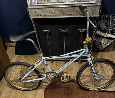Quadangle S E Racing Old School BMX Blue And Gold Complete Bike Rare  1983 UK