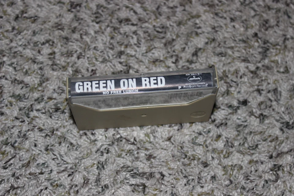 Working Cassette Tape ~ Green On Red No Free Lunch - Image 3 of 3
