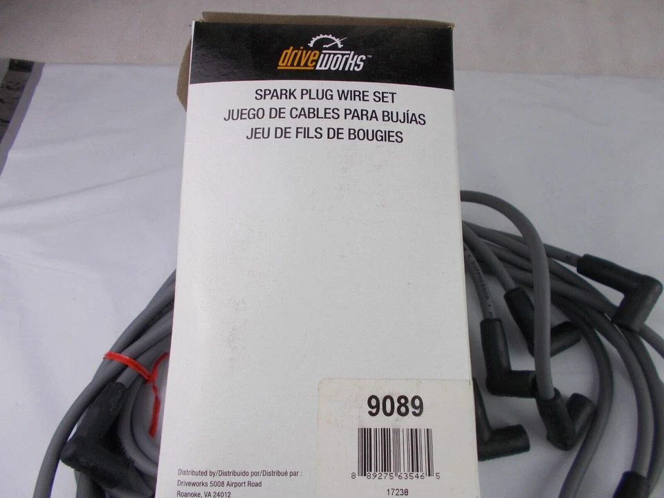 Juego de cables de bujía DriveWorks 9089 se adapta; Ford Lincoln Mercury Foto 4 de 4