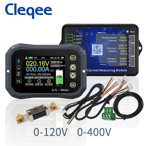 Probador de batería KG140F 100V 400A Coulómetro Indicador de capacidad de batería Potencia LCD - Imagen 2 de 7