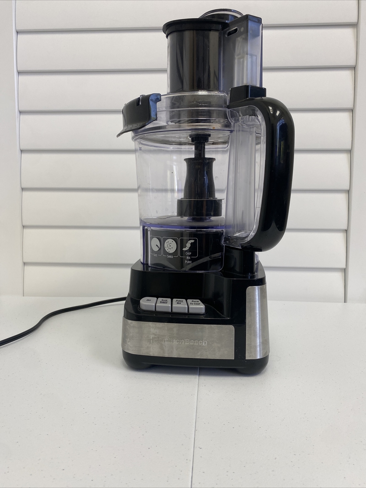 Hamilton Beach Stack & Snap Food Processor and Vegetable Cho