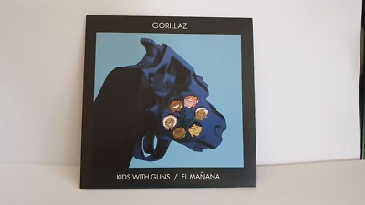 VERY RARE UK 2 TRACK CD PROMO OF ''KIDS WITH GUNS'' BY THE GORILLAZ