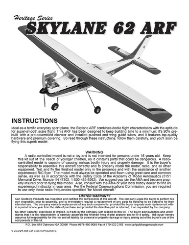 Great Planes Instruction Build Owner's Manuals VARIOUS MODELS ARF RTF Kits +MORE - Picture 155 of 241