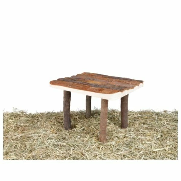 Trixie Shelter Bed & Platform Small Animal Natural Living Wooden Step Decoration - Image 3 of 4