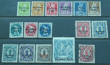 Germany on Bavaria 1920 15 values to 3 marks 20 stamps SG 117/132 Used cat £55