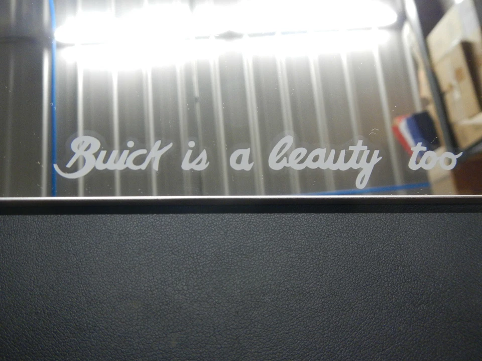 Espejo de tocador Buick Electra Invicta LeSabre 1959 1960 "Buick también es una belleza" Foto 2 de 4