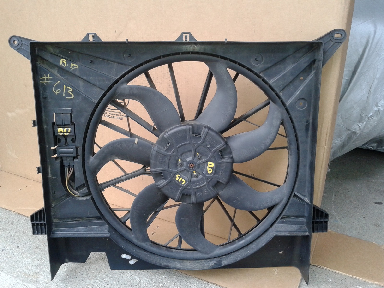 2003-2006 Volvo XC90 Radiator Cooling Fan Assembly Shroud Complete ...