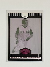 Griffey Jr 2007 Topps Triple Threads 1/1 MAGENTA Printing Plate ONE OF ONE ,#13