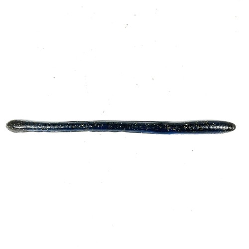 10 Hand Poured 6” Straight Tail Plastic Worm. “Golden Shiner” - 第 3/4 張圖片