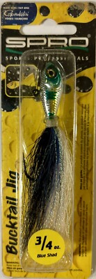 Spro Prime Bucktail Jig Blue Shad 3/4 oz. Brand New In Box