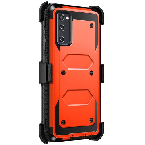 For Samsung Galaxy S20 FE 5G Hybrid Case Phone Cover Belt Clip Holster Accessory - Picture 9 of 96