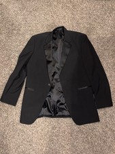 First Nighter Formal Wear Men's Black Shawl Lapel One-Button Tuxedo Jacket 40