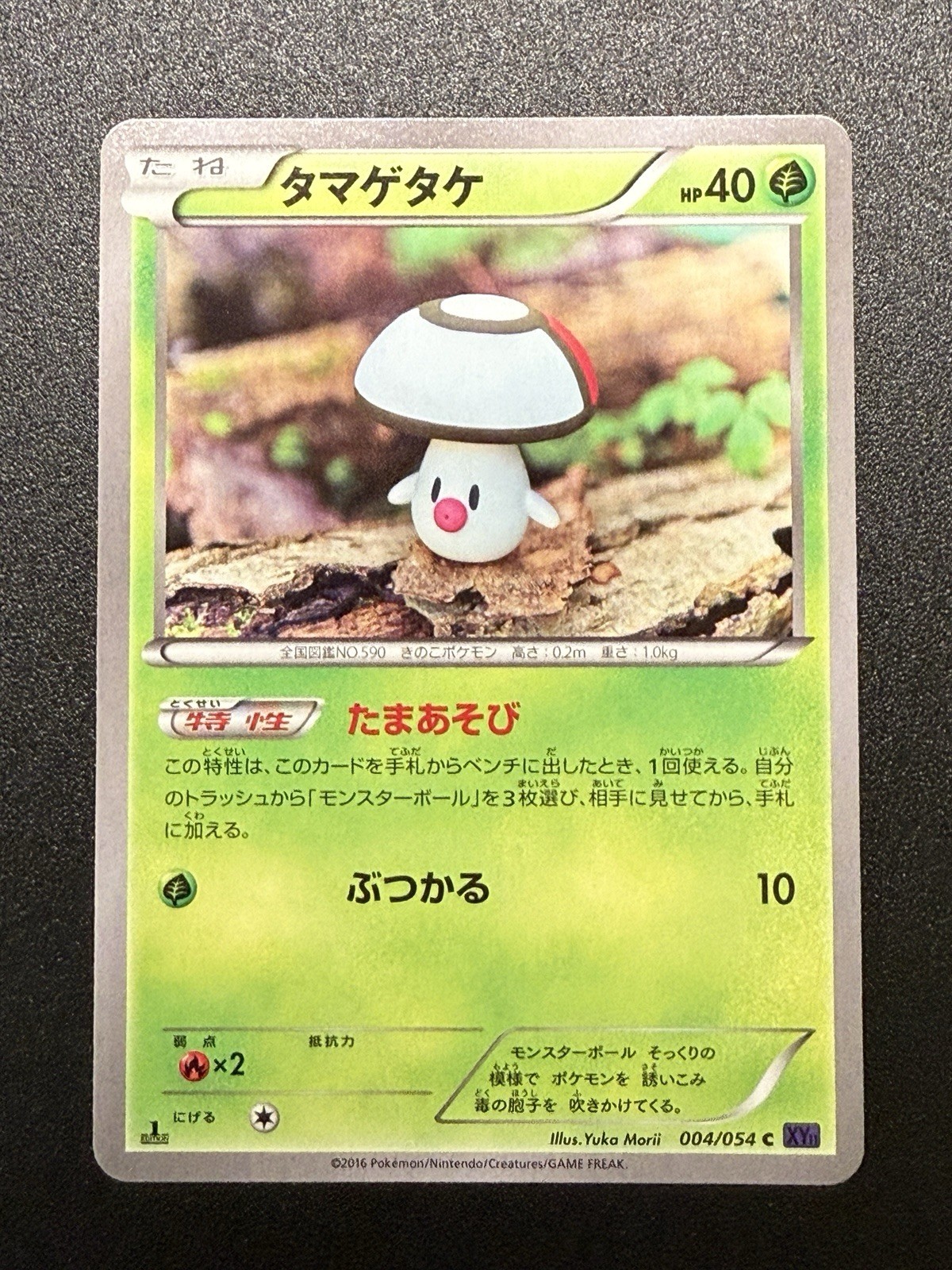 Pokemon Card Foongus 004/054 XY11 Japanese 1st Edition