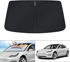 Windshield Sun Shade For 2017-2023 Tesla Model 3 Accessories Sunshade Window Sun