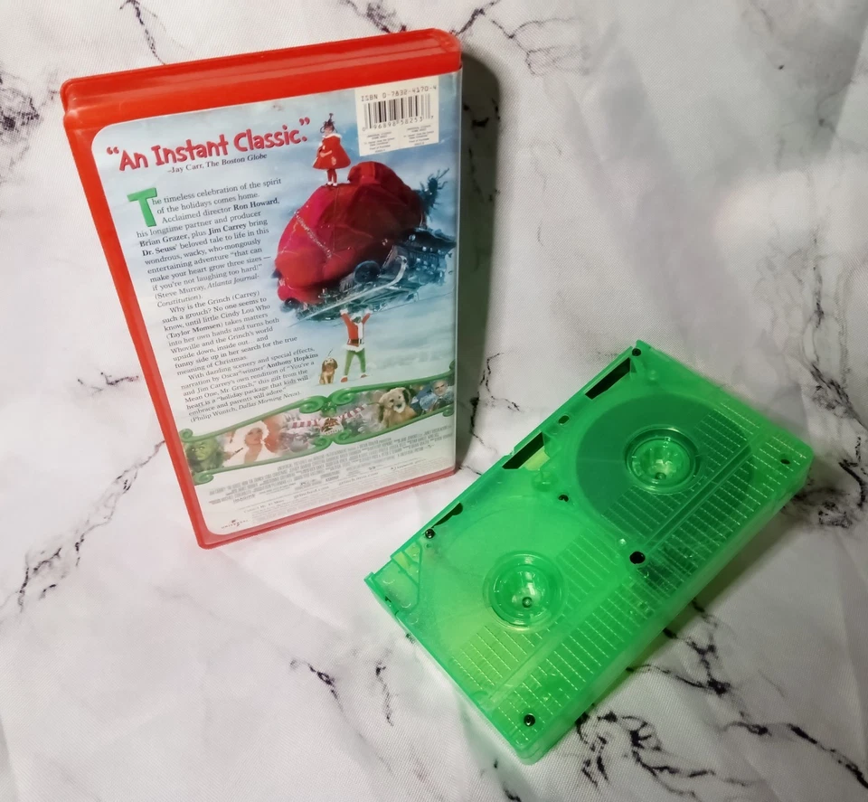 How The Grinch Stole Christmas (Custom VHS, Spool Swap) Jim Carrey Foto 2 de 4