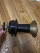 Early 1900s Rare Ornate Pilot Hand Operated Brass Klaxon Ahooga Horn  | Working!