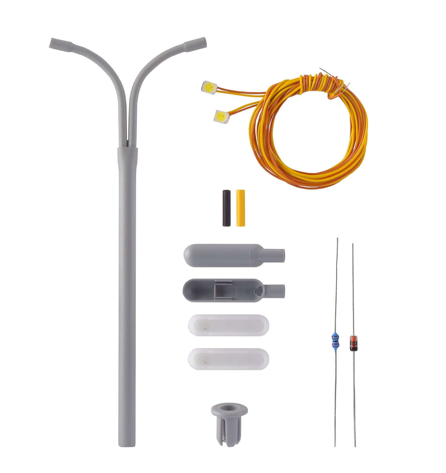 Viessmann 6723 - H0 Kit Whip Light, Double, 2 White LEDs - New