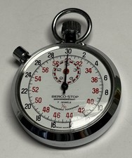 VINTAGE Swiss Made BERCO-STOP Stopwatch 30s/6...