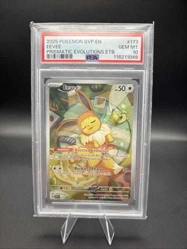 Eevee #173 Scarlet & Violet Promo Prismatic Evolutions ETB, PSA 10 Gem Mint