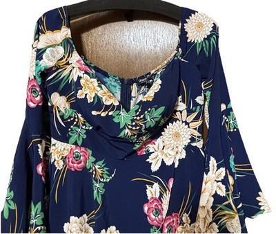 Fashion Nova Ladies Dress Size XL NWT Floral Tropical Cruise Resort Vacation