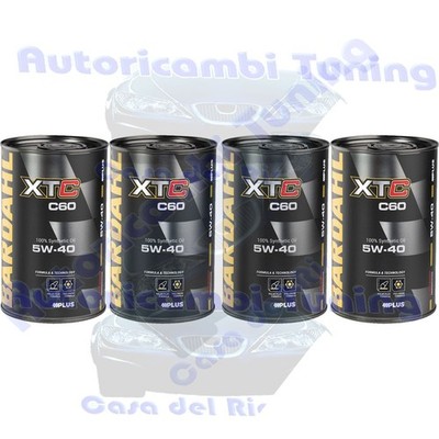 Motoröl Auto Bardahl XTC C60 5W40 Fulleren Sport Performance 4 Liter