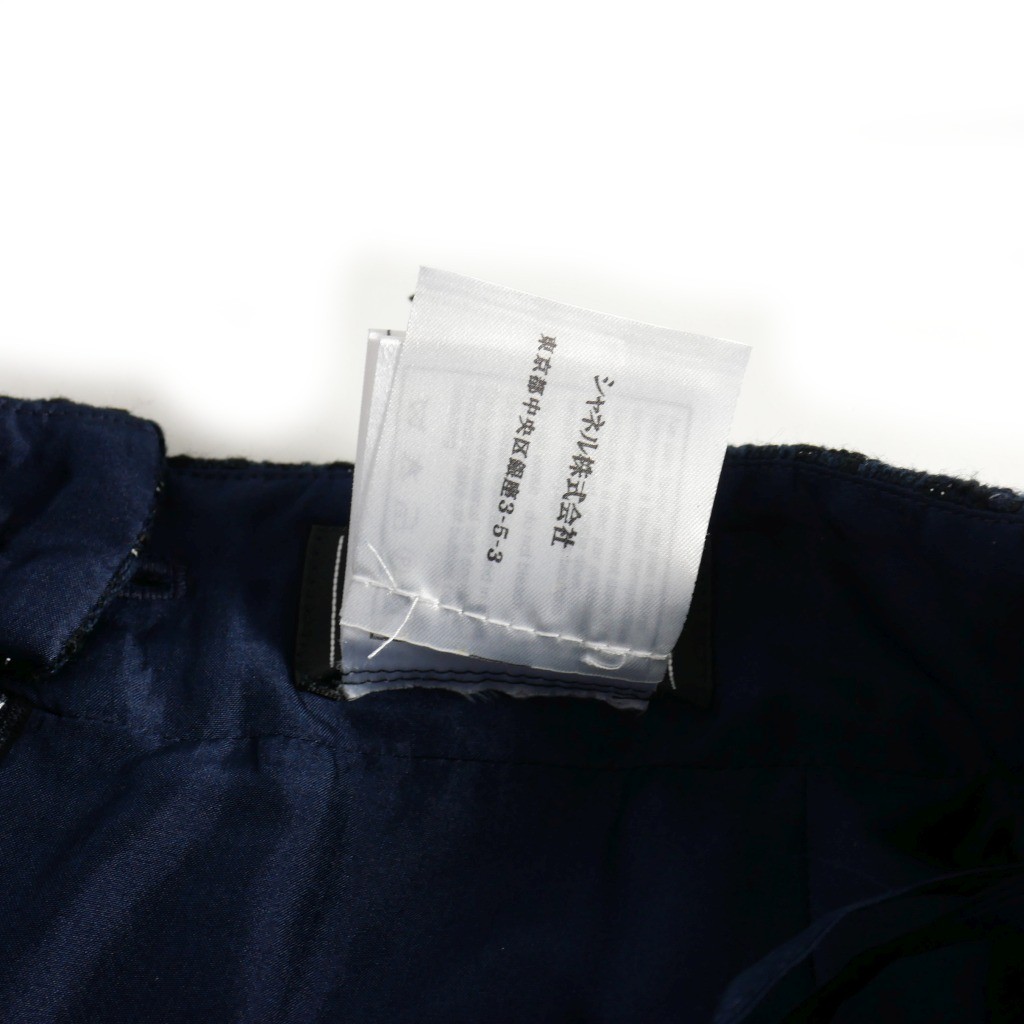 【Skirts】CHANEL Women's Tweed Knee-Length Skirt Size 36 Navy Blue P31379V21079 thumbnail 6