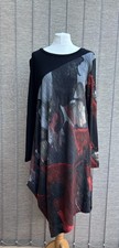 CREA CONCEPT Jersey Arty lagenlook Dress size 42 UK 14 Abstract print 