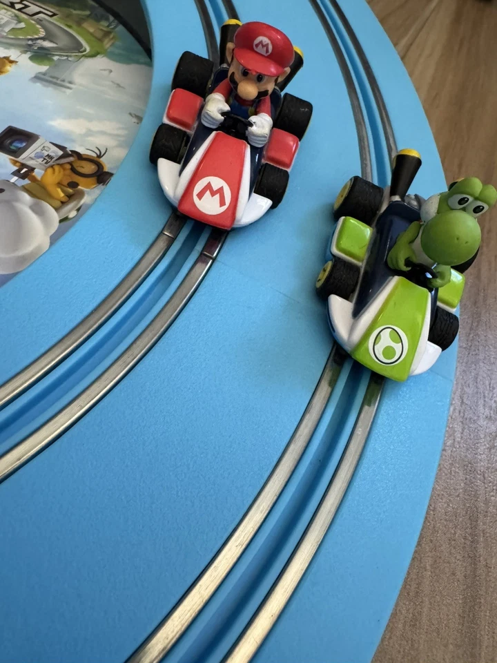 Carrera My First CARS PELÍCULA Y CARRO MARIO pista de carreras ranura Foto 4 de 4