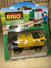 BRIO YELLOW ENGINE  Thomas FRIENDS TRAIN WOODEN RAILWAY COMPATIBLE NEW 33606