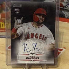 2025 Topps Stadium Club Niko Kavadas RC Auto - On Card Autograph