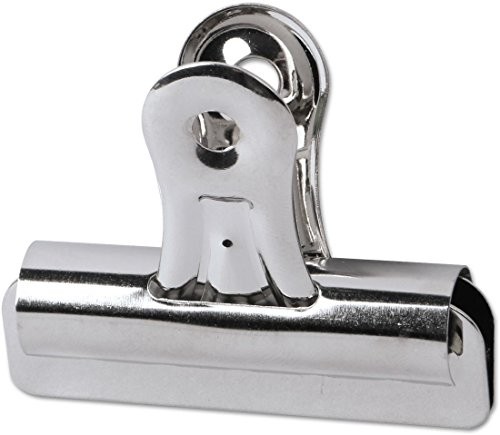 Универсальные канцелярские товары UNV31264 Зажимы Бульдог, стальные, вместимостью 1/2, 2 1/4