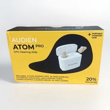 Audien Hearing ATOM PRO Wireless Hearing Aid - - Good