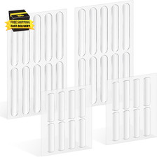 36 PCS Clear Cabinet Door Bumpers, Self-Adhesive Silicone Bumper Pads for Drawer