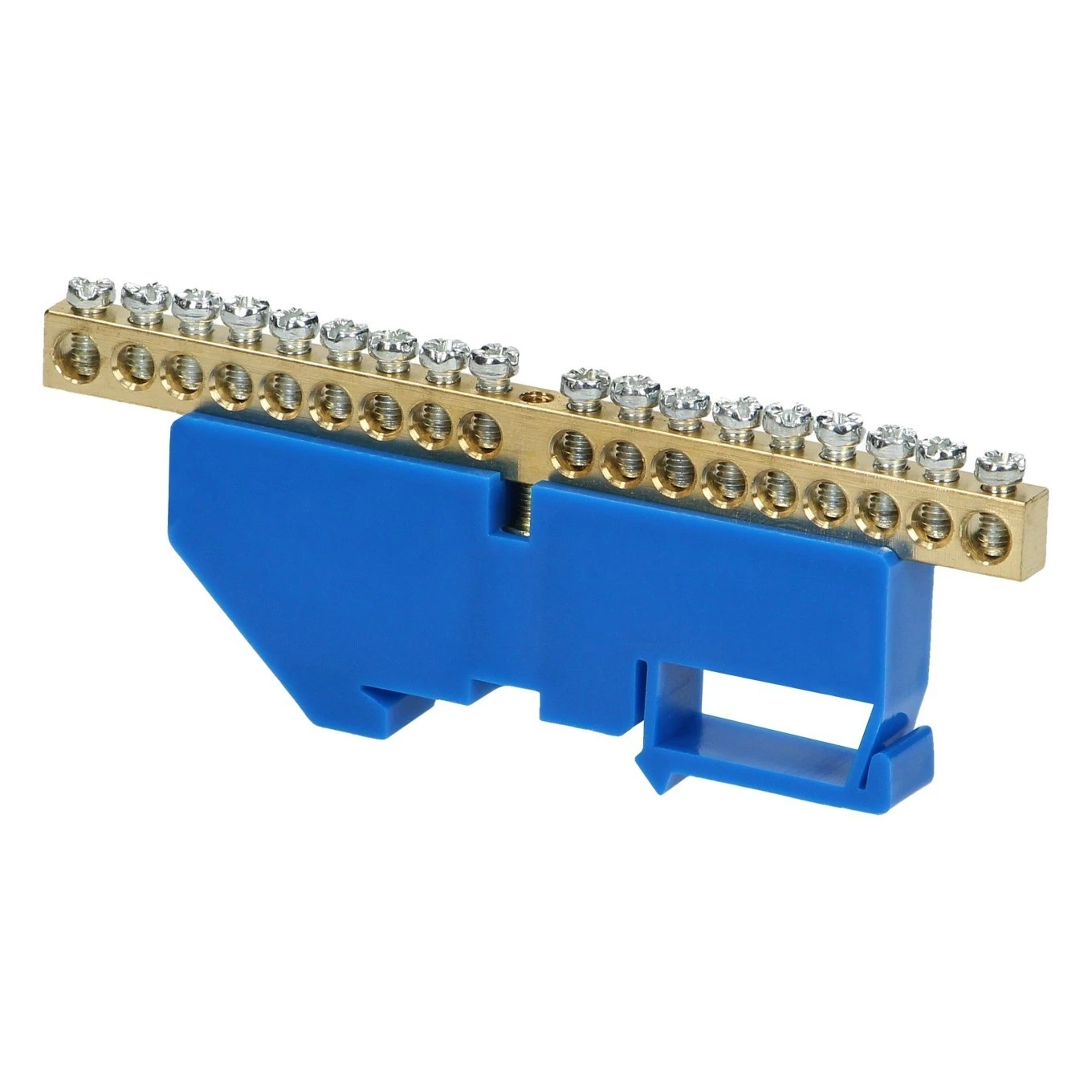 Terminal strip N, for rail TH35, 18 OR-LZ-8204/18/BL