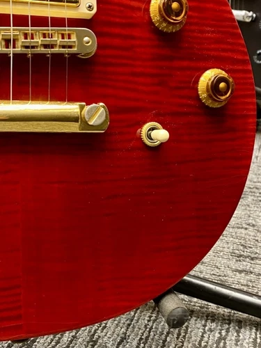 Gibson Les Paul Standard Dc Plus -Trans Red / Gold Hardware- 2006 24Frets Safe d