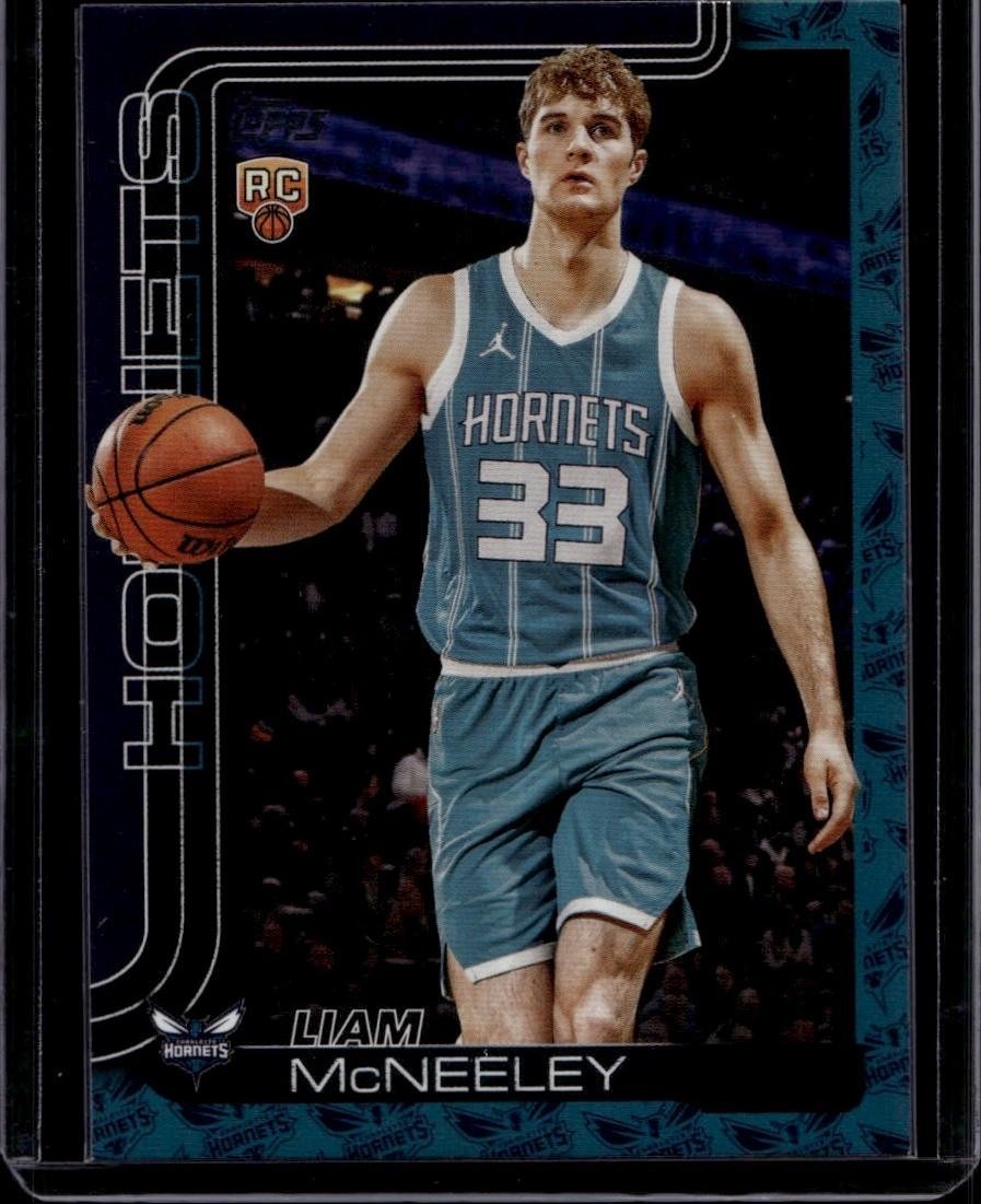 2025-26 Topps #229 Liam McNeeley Team Color Border