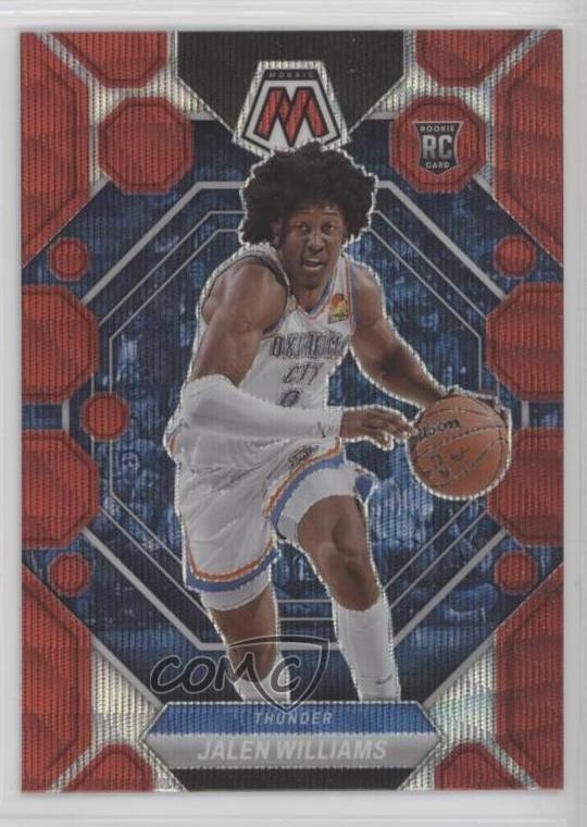 2022-23 Panini Mosaic Rookies Red Wave Prizm Jalen Williams #217 Rookie RC 7sd