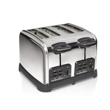 Hamilton Beach Classic 4-Slice Toaster with Sure-Toast Technology, Auto Boost, a