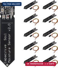 AITRIP 10 Pack Capacitive Soil Moisture Sensor Corrosion Resistant for Arduino M