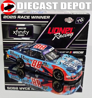 KYLE LARSON 2025 TEXAS XFINITY WIN RACED VERSION #88 BLUES HOG 1/24 ARC DIECAST