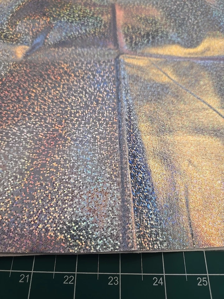 FAT QUARTER BUNDLE  Mermaid Scales 5 Set New Craft Iridescent Blue Fabric Custom - Image 2 of 4