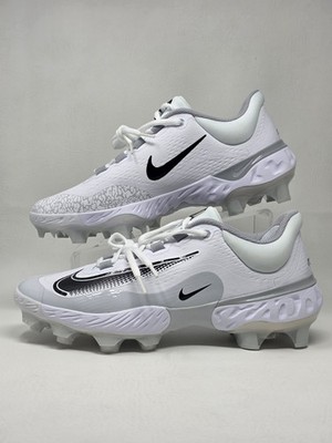 Nike Alpha Huarache Elite 4 Low MCS White Gray Baseball  display picture 3