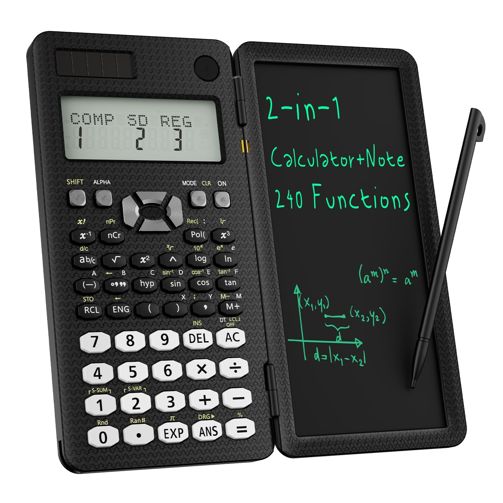 Scientific Calculator for Students with Notepad, ROATEE Middle and High School S-image