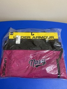 Under Armour Navy SackPack Hot Pink NWT