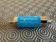 FlightAware 978-1090 MHz ADS-B Bandpass SMA Female to Male Mode S Filter PiAware