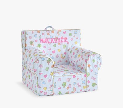 Pottery Barn Kids Anywhere Chair, Stoney Clover Lane Collection - Icon Print